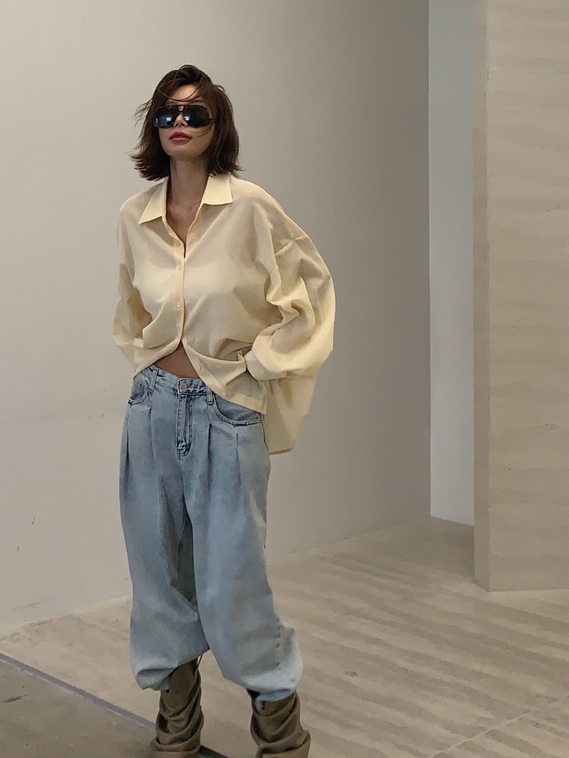 PARIS MATCH韓國直郵女裝新款人氣熱賣真品襯衫蕾絲衫透明PARIS MATCH襯衫/蕾絲衫