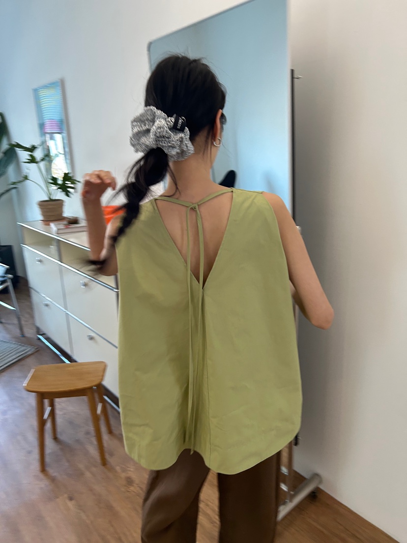 ME MO韓國直郵女士新品職業真品熱賣25春夏時尚休閑吊帶背心ME MO吊帶/背心