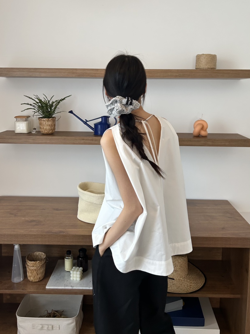 ME MO韓國直郵女士新品職業真品熱賣25春夏時尚休閑吊帶背心ME MO吊帶/背心