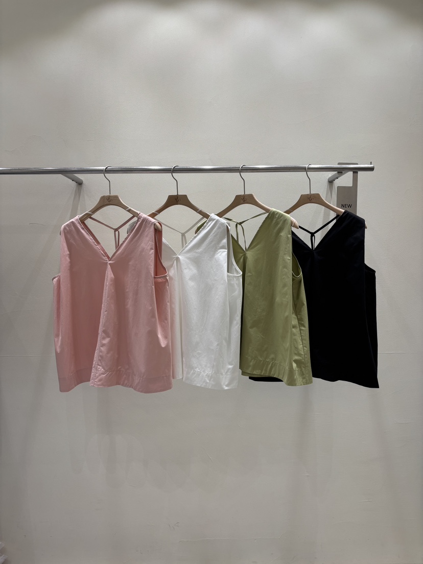ME MO韓國直郵女士新品職業真品熱賣25春夏時尚休閑吊帶背心ME MO吊帶/背心