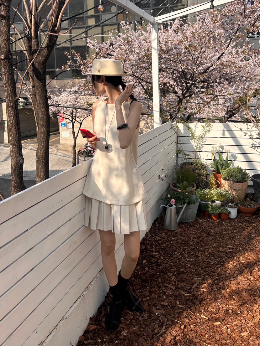 ME MO韓國直郵女士新品真品人氣熱賣25春夏休閑時尚吊帶背心ME MO吊帶/背心