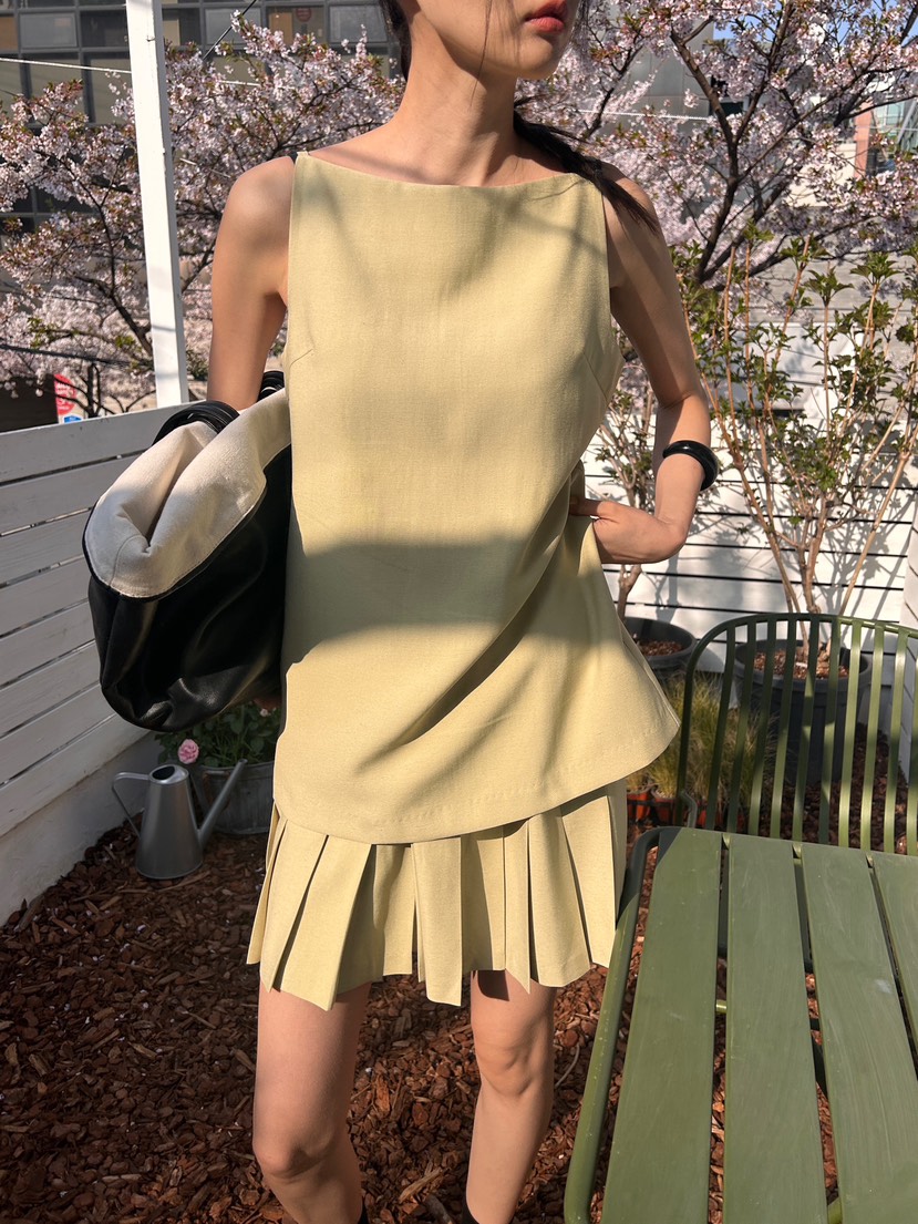 ME MO韓國直郵女士新品真品人氣熱賣25春夏休閑時尚吊帶背心ME MO吊帶/背心