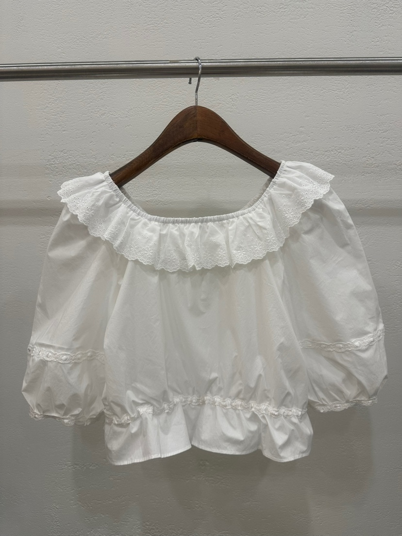 BANI BLUSH韓國直郵女裝新款時尚25春夏熱賣人氣襯衫蕾絲衫BANI BLUSH襯衫/蕾絲衫