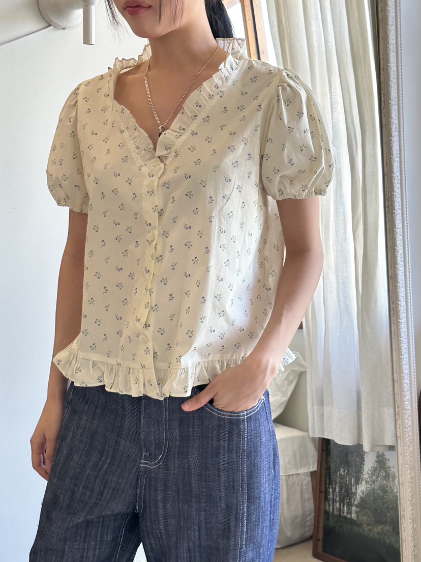 I MFACT東大門實拍女裝新款真品25春夏推薦職業襯衫蕾絲衫I MFACT襯衫/蕾絲衫