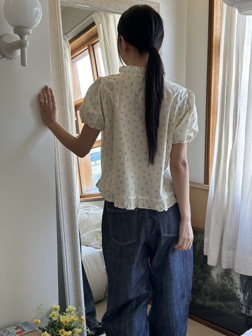 I MFACT東大門實拍女裝新款真品25春夏推薦職業襯衫蕾絲衫I MFACT襯衫/蕾絲衫