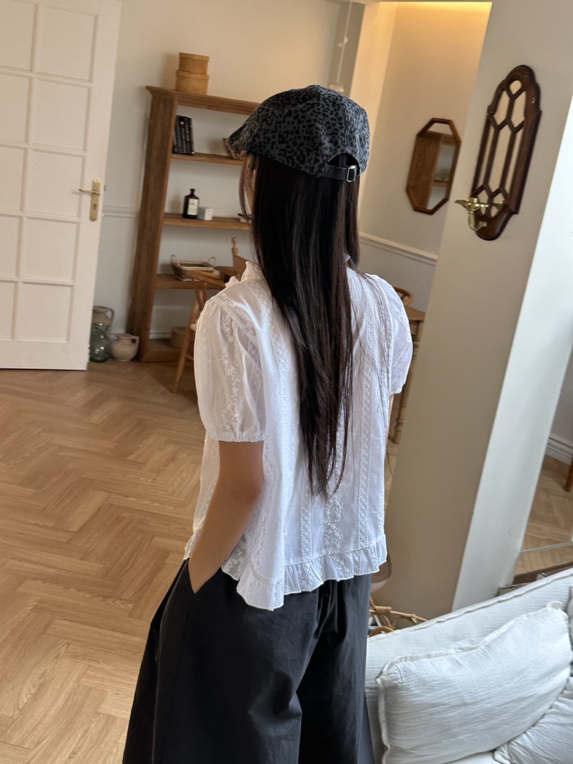 I MFACT東大門實拍女裝新款真品25春夏推薦職業襯衫蕾絲衫I MFACT襯衫/蕾絲衫