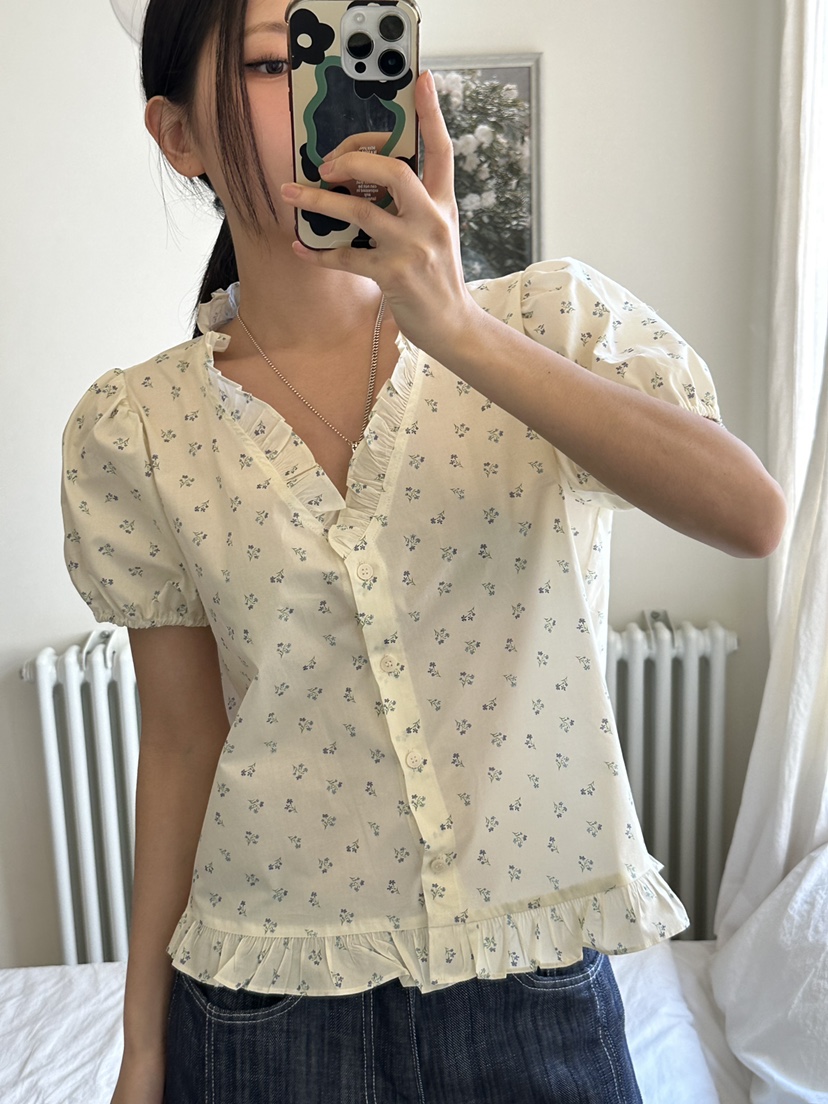 I MFACT東大門實拍女裝新款真品25春夏推薦職業襯衫蕾絲衫I MFACT襯衫/蕾絲衫