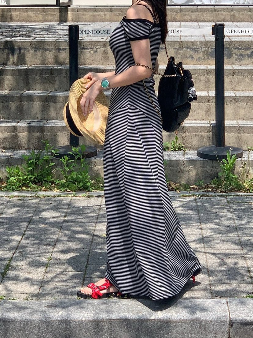 REVE CITE-L東大門直郵女裝新款25春夏真品休閑推薦連衣裙REVE CITE連衣裙