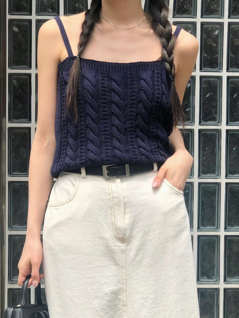 ONDO-P韓國直郵女裝新品人氣熱賣職業休閑真品25春夏吊帶背心ONDO-P吊帶/背心圖色3