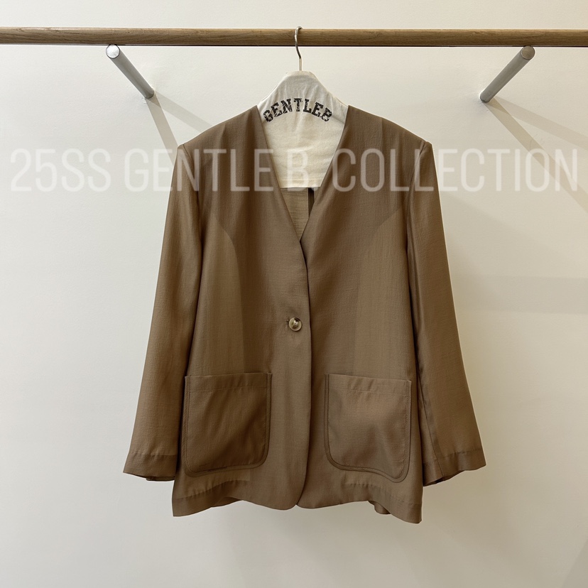 GENTLE B韓國直郵女裝新品休閑人氣25春夏推薦職業熱賣夾克GENTLE B夾克