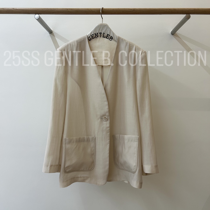 GENTLE B韓國直郵女裝新品休閑人氣25春夏推薦職業熱賣夾克GENTLE B夾克