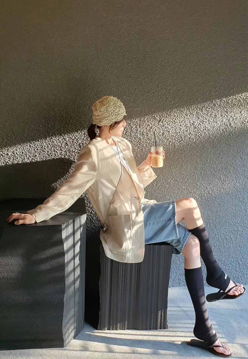 GENTLE B韓國直郵女裝新品休閑人氣25春夏推薦職業熱賣夾克GENTLE B夾克