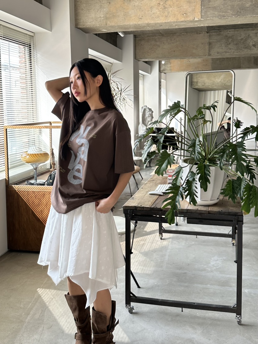 I MFACT韓國代購女士新品休閑真品25春夏半身裙中短裙雙層I MFACT半身裙/中短裙