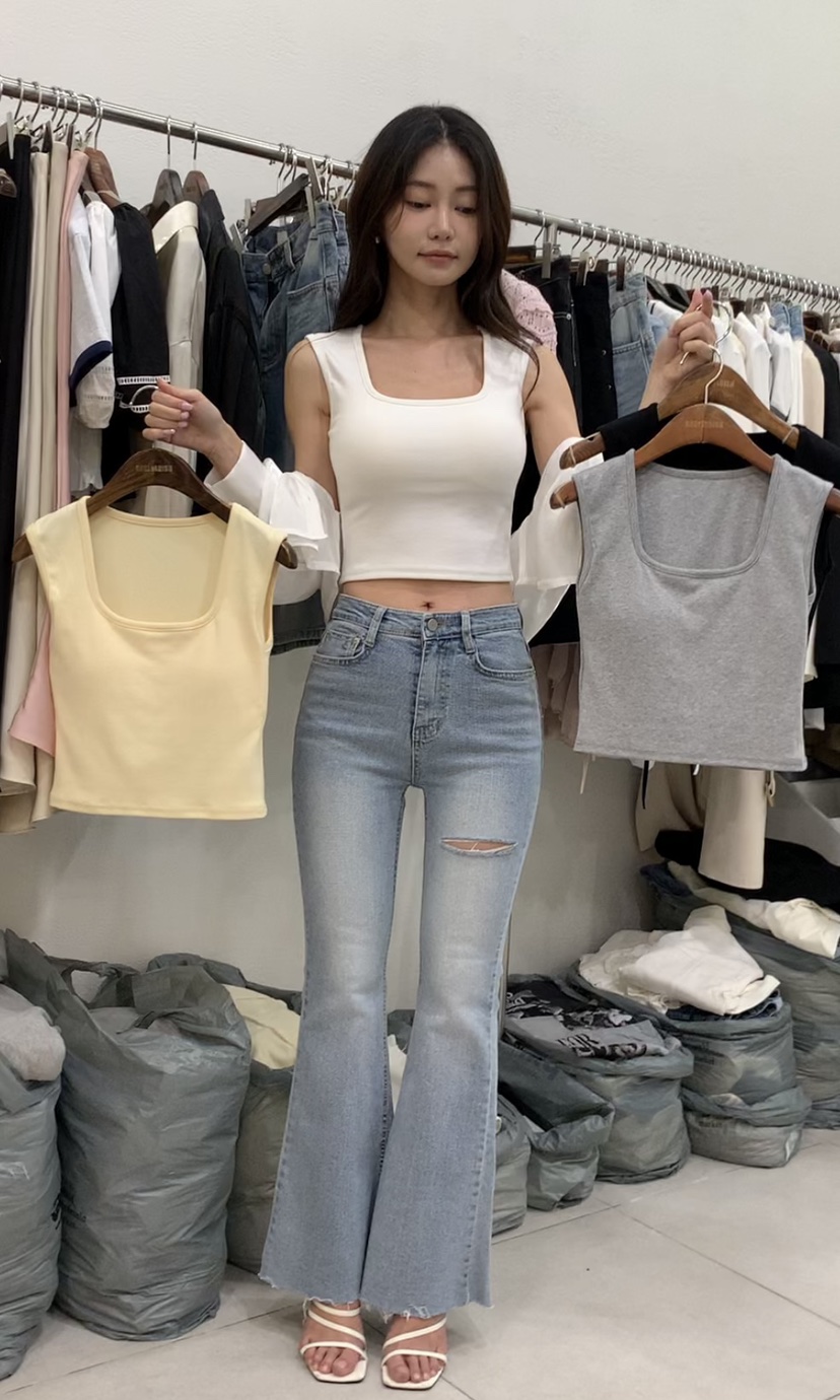 BANI BLUSH韓國直郵女士新品推薦熱賣時尚真品休閑吊帶背心BANI BLUSH吊帶/背心