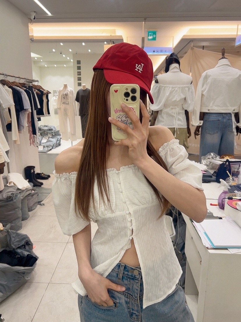 BANI BLUSH韓國代購女裝新品休閑真品推薦時尚熱賣襯衫蕾絲衫BANI BLUSH襯衫/蕾絲衫