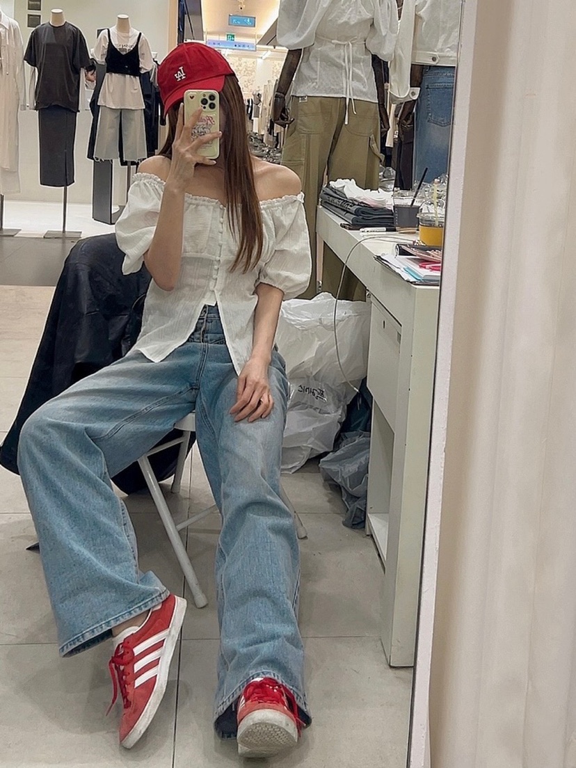 BANI BLUSH韓國代購女裝新品休閑真品推薦時尚熱賣襯衫蕾絲衫BANI BLUSH襯衫/蕾絲衫