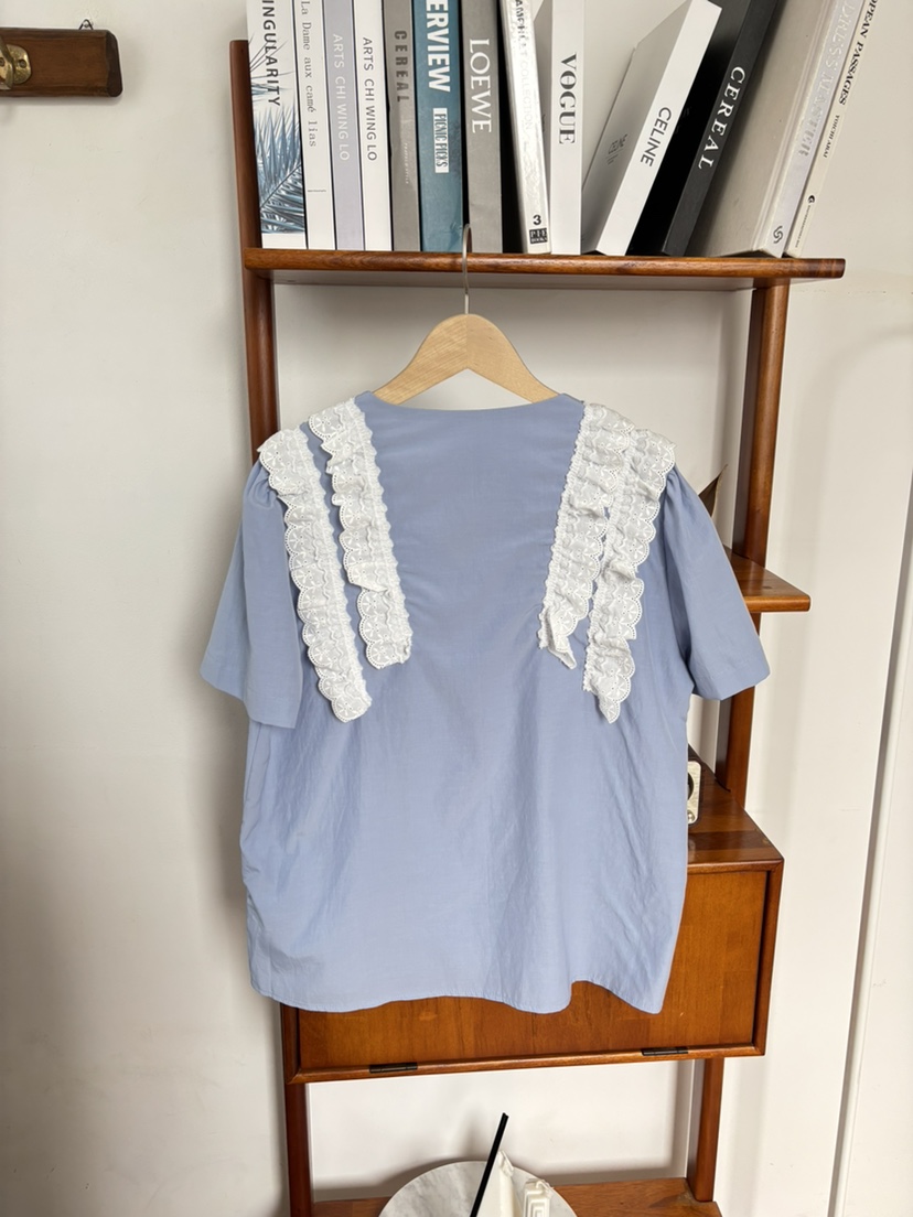 PIN-UP韓國代購女裝新款時尚真品熱賣推薦職業25春夏襯衫蕾絲衫PIN-UP襯衫/蕾絲衫