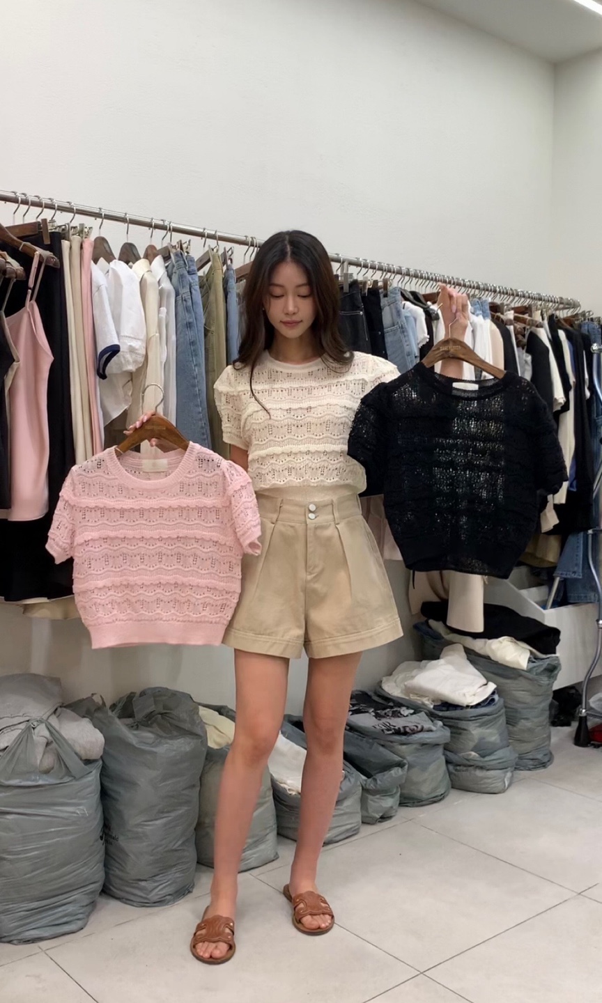 BANI BLUSH東大門代購女士新款真品休閑職業時尚熱賣針織衫BANI BLUSH針織衫
