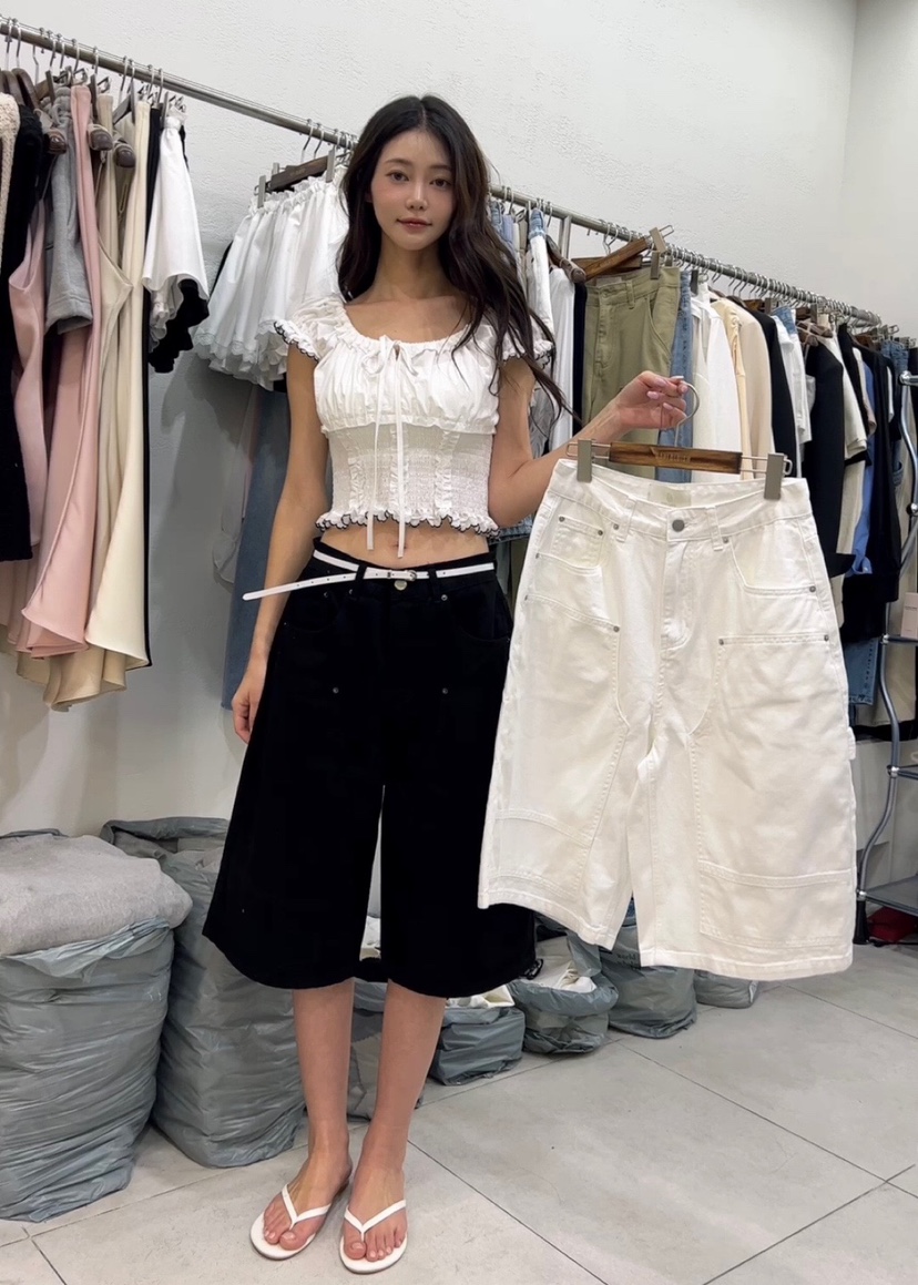 BANI BLUSH東大門實拍女士新款職業推薦真品25春夏時尚短褲BANI BLUSH短褲