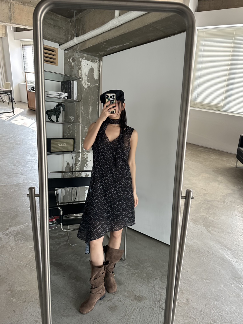 I MFACT韓國代購女士新品職業真品休閑25春夏推薦時尚連衣裙I MFACT連衣裙