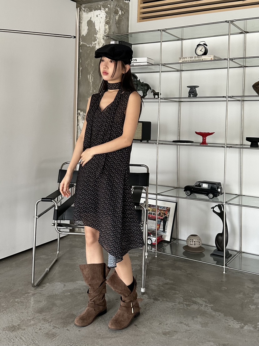 I MFACT韓國代購女士新品職業真品休閑25春夏推薦時尚連衣裙I MFACT連衣裙
