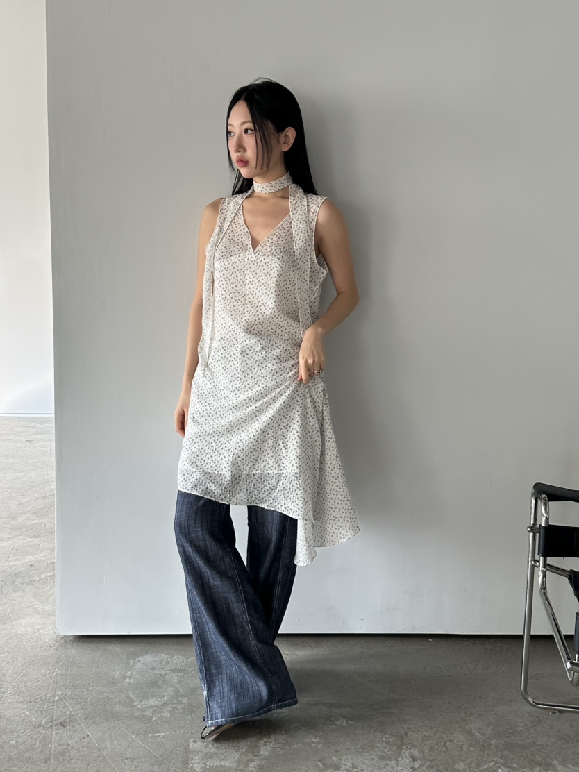 I MFACT韓國代購女士新品職業真品休閑25春夏推薦時尚連衣裙I MFACT連衣裙圖色2