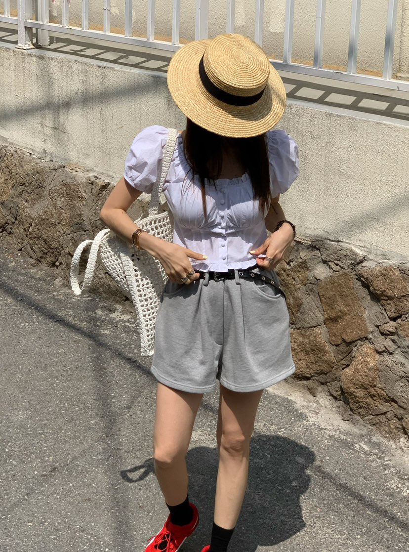 REVE CITE-L東大門代購女士新款休閑推薦熱賣人氣25春夏短褲REVE CITE短褲