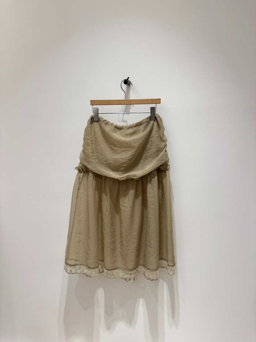 MELTED-P東大門實拍女士新品25春夏熱賣真品休閑推薦長裙透明MELTED-P長裙