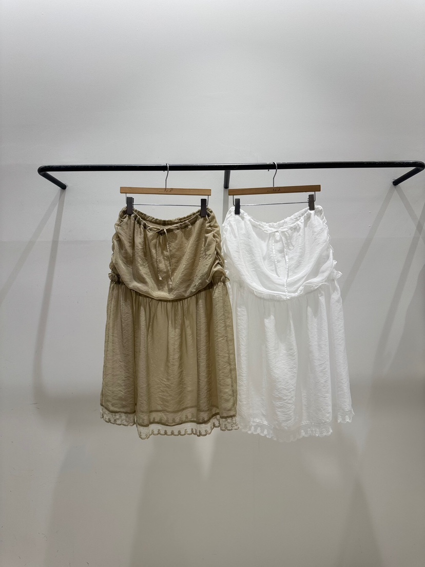 MELTED-P東大門實拍女士新品25春夏熱賣真品休閑推薦長裙透明MELTED-P長裙