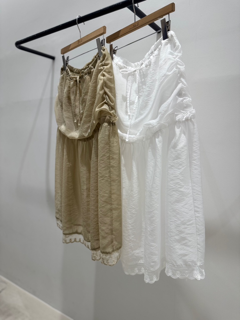 MELTED-P東大門實拍女士新品25春夏熱賣真品休閑推薦長裙透明MELTED-P長裙