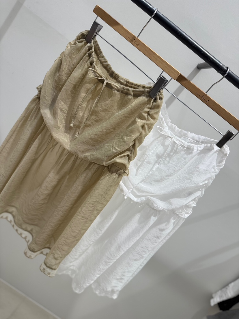 MELTED-P東大門實拍女士新品25春夏熱賣真品休閑推薦長裙透明MELTED-P長裙