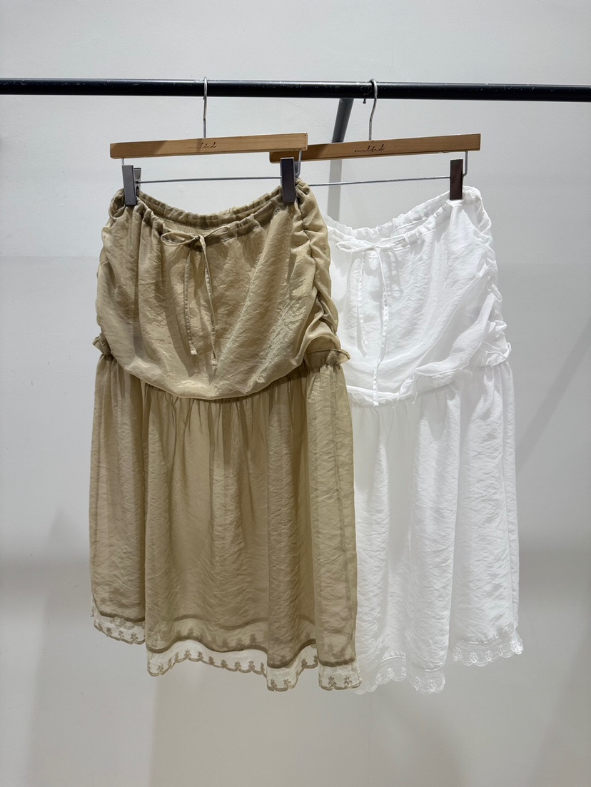 MELTED-P東大門實拍女士新品25春夏熱賣真品休閑推薦長裙透明MELTED-P長裙