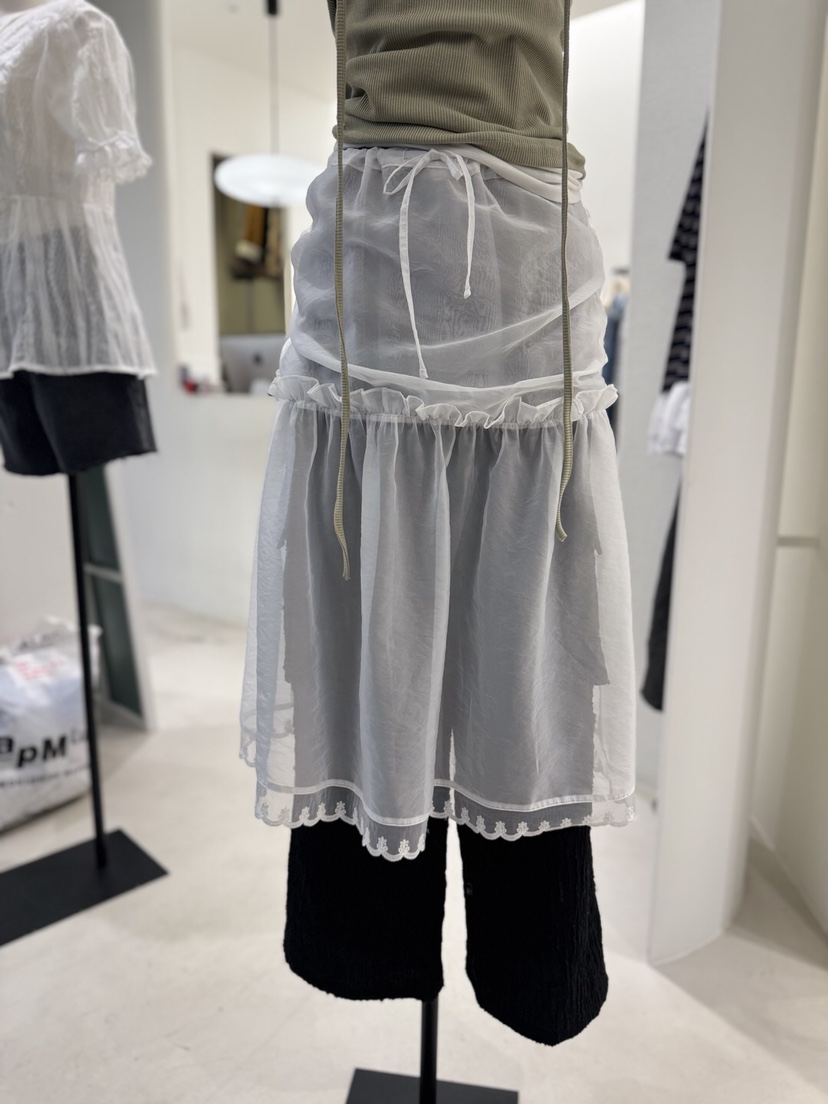 MELTED-P東大門實拍女士新品25春夏熱賣真品休閑推薦長裙透明MELTED-P長裙