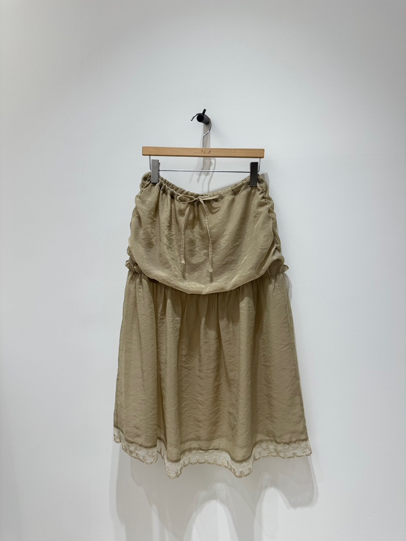 MELTED-P東大門實拍女士新品25春夏熱賣真品休閑推薦長裙透明MELTED-P長裙圖色2