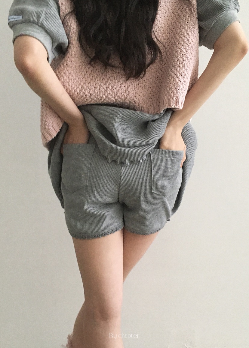 BY CHAPTER韓國代購女裝新品25春夏職業人氣時尚真品熱賣短褲Chapter短褲