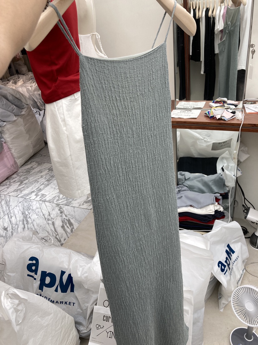 CURVY東大門直郵女裝新品時尚25春夏真品熱賣人氣連衣裙亞麻CURVY連衣裙圖色2