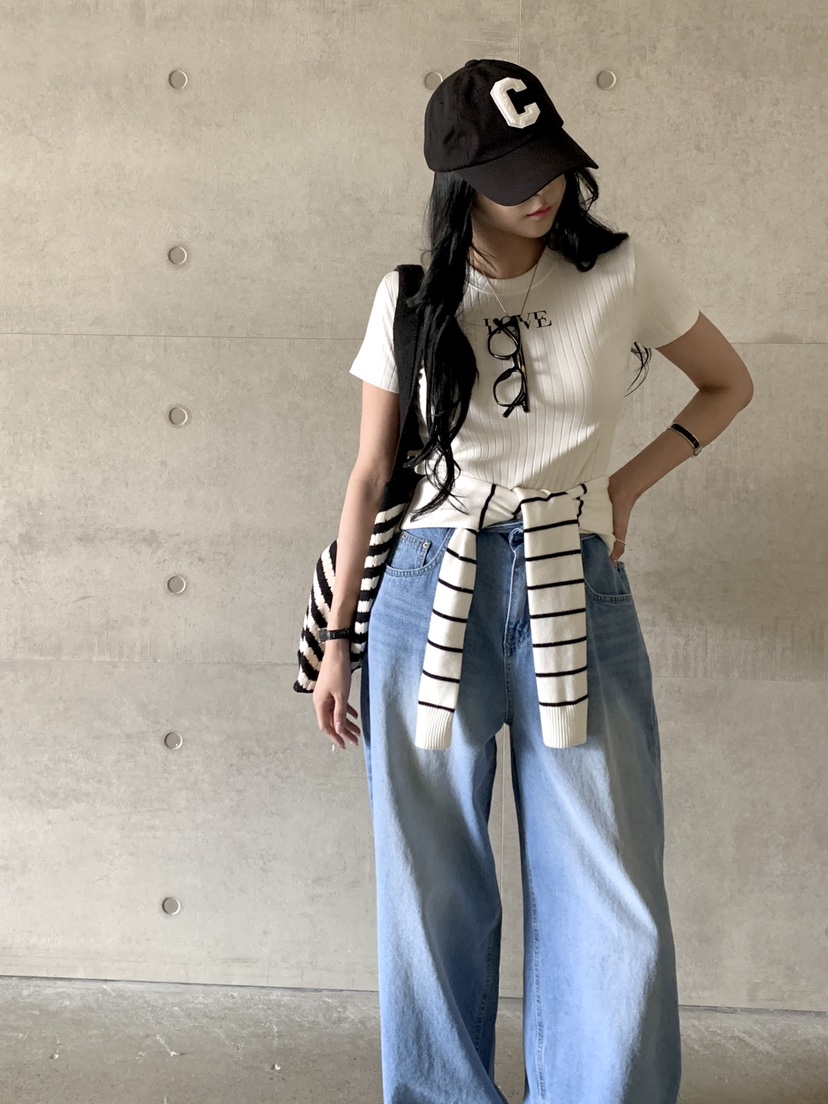 DAVICHI韓國代購女士新品休閑真品人氣推薦25春夏熱賣職業T恤DAVICHIT恤