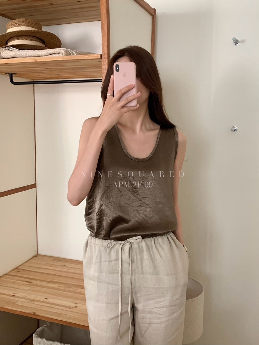 NINESQUARED東大門直郵女裝新品25春夏休閑推薦真品吊帶背心NINESQUARED吊帶/背心