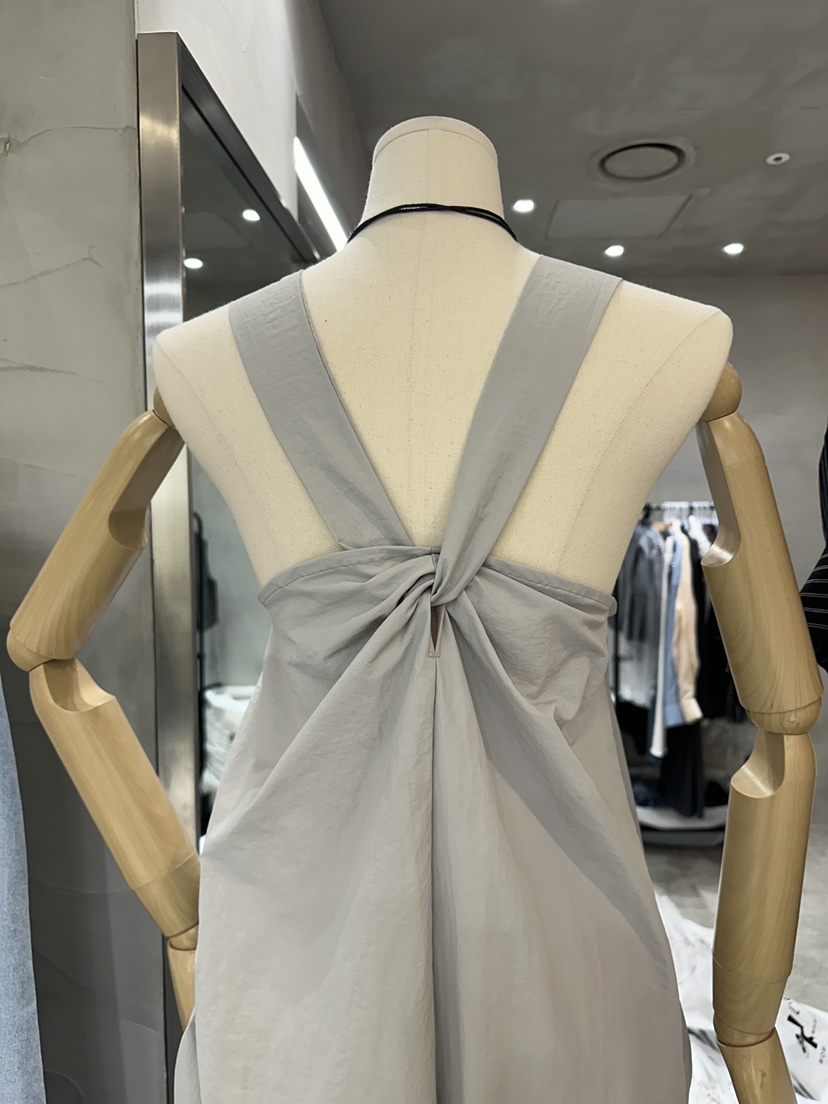 INSSENSE-A東大門代購女士新品推薦職業休閑連衣裙尼龍超長INSSENSE-A連衣裙