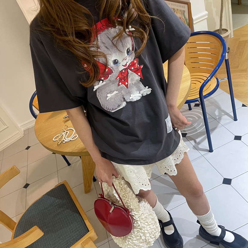 BOUTIQUE-L東大門代購女裝新品人氣真品時尚熱賣25春夏T恤BOUTIQUE-LT恤