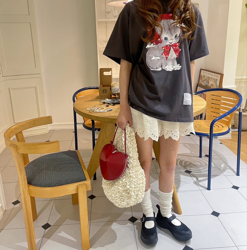 BOUTIQUE-L東大門代購女裝新品人氣真品時尚熱賣25春夏T恤BOUTIQUE-LT恤