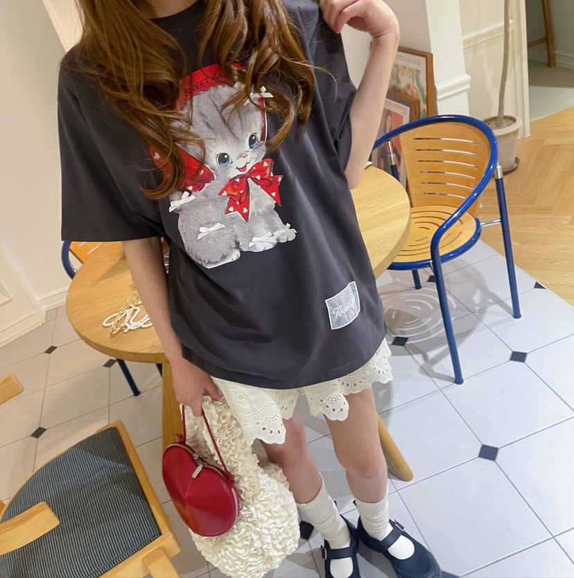 BOUTIQUE-L東大門代購女裝新品人氣真品時尚熱賣25春夏T恤BOUTIQUE-LT恤