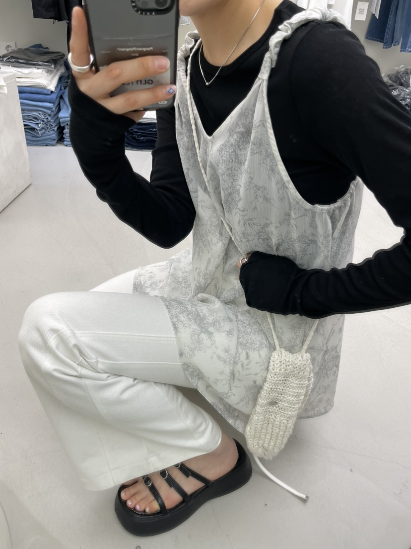 GLITTER東大門直郵女士新款25春夏熱賣人氣休閑單肩斜跨包口袋GLITTER單肩/斜跨包