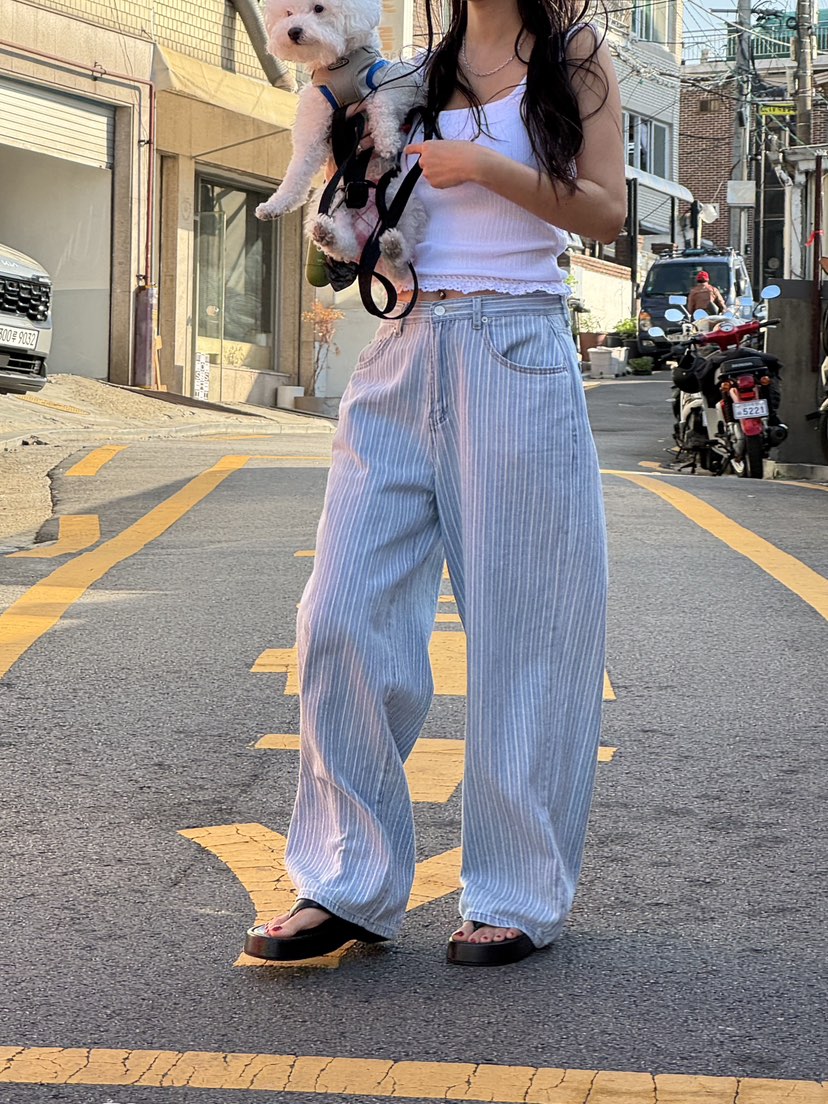 SUNDER MARKET東大門代購女士新品時尚真品熱賣休閑牛仔褲SUNDER MARKET牛仔褲