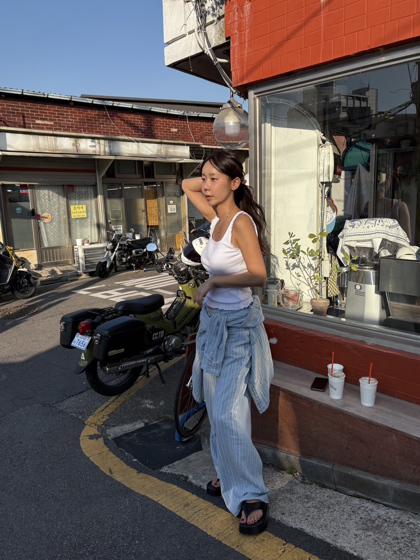 SUNDER MARKET東大門代購女士新品時尚真品熱賣休閑牛仔褲SUNDER MARKET牛仔褲