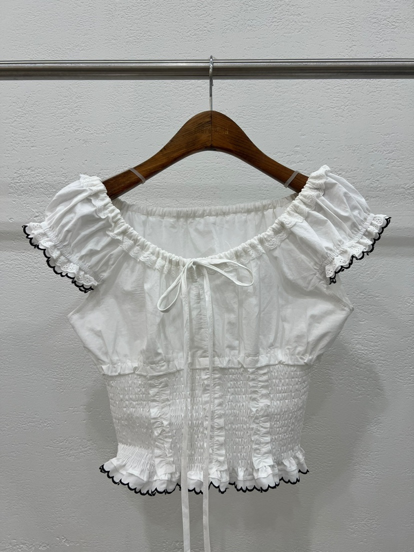 BANI BLUSH東大門實拍女士新款25春夏職業推薦休閑襯衫蕾絲衫BANI BLUSH襯衫/蕾絲衫圖色2