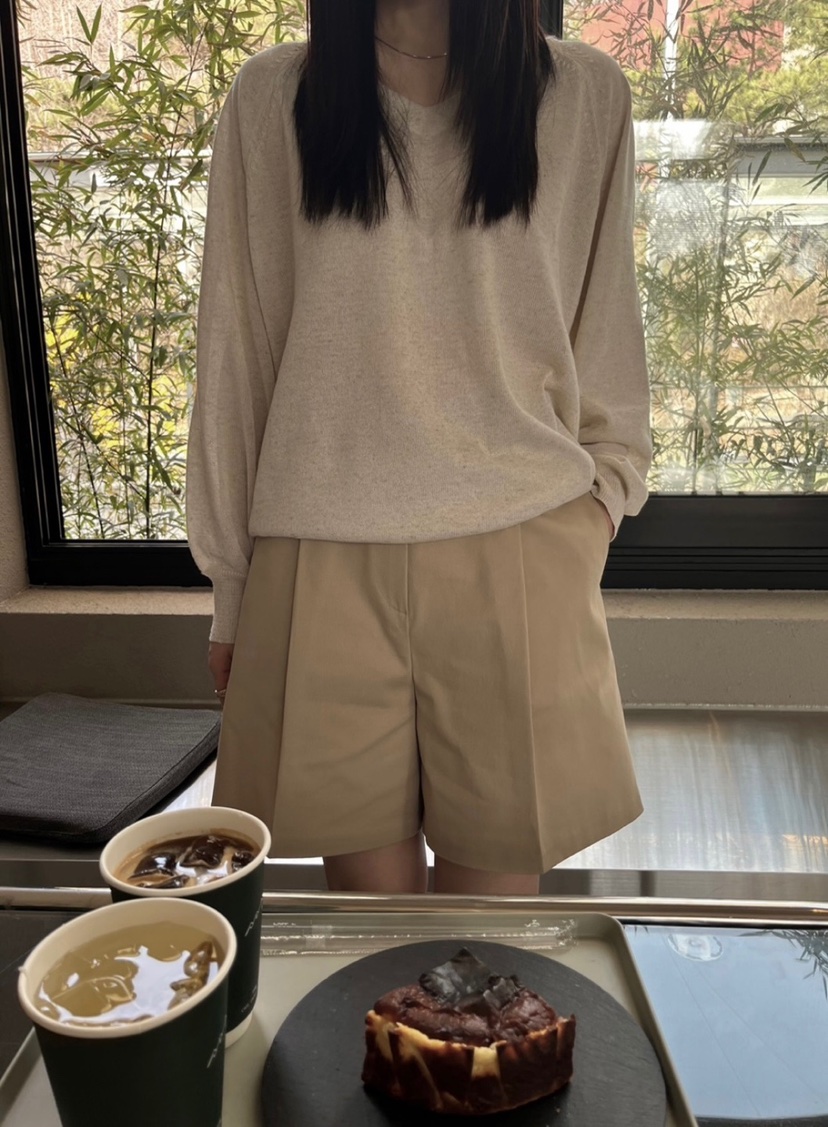 NEAR LEAP-P東大門實拍女士新品真品熱賣人氣25春夏針織衫亞麻NEAR LEAP針織衫