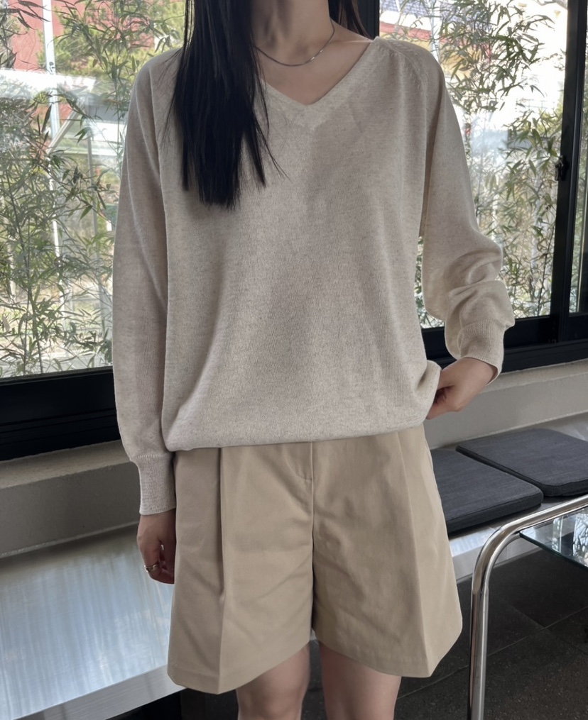 NEAR LEAP-P東大門實拍女士新品真品熱賣人氣25春夏針織衫亞麻NEAR LEAP針織衫