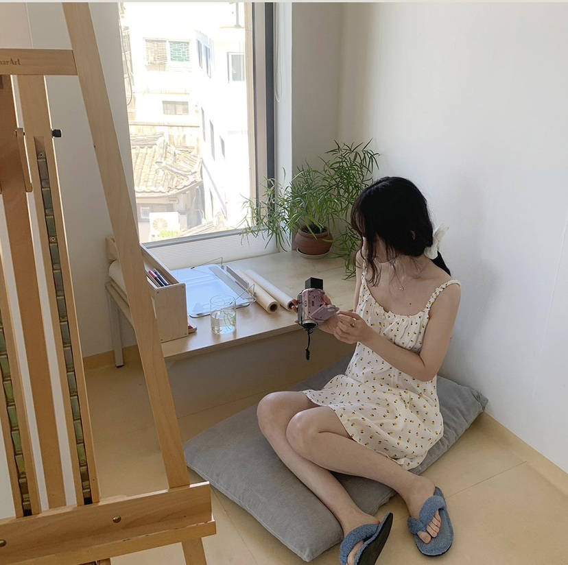 FRILL-T東大門實拍女裝新款真品休閑25春夏熱賣時尚連衣裙FRILL-T連衣裙