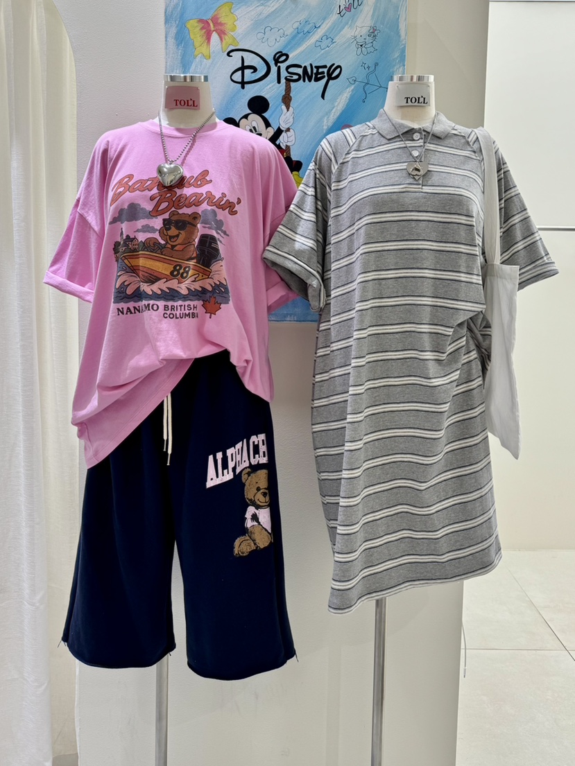 TOLL韓國直郵女裝新款人氣職業休閑25春夏熱賣真品短褲復古TOLL短褲